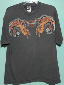 2010 harley-davidson maryville tn dragon t-shirt size xl - Picture 1 of 9