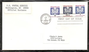 US SC # O143 Official Mail USA FDC. No Cachet. - Picture 1 of 1