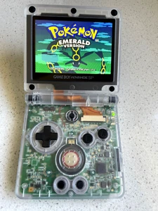 Nintendo Gameboy Advance SP GBA IPS V2 Backlit Lcd Screen Console AGS 101 CLEAR - Bild 1 von 4