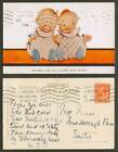Mabel Lucie Attwell 1928 Old Postcard Twins Twin Babies Women Are Alike No1186