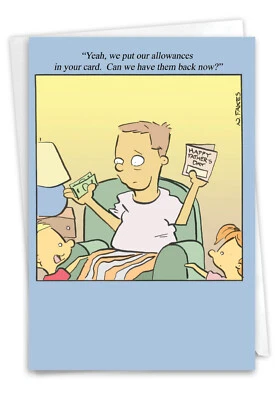 1 Tarjeta Divertida del Día del Padre con Sobre - Nuestras Asignaciones C3592FDG Foto 1 de 4