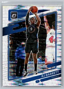 2021-22 Donruss Optic #63 RJ Barrett Silver Pulsar Prizm Exclusive Timberwolves - Picture 1 of 2