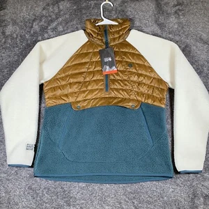 Mountain HardWear Altius Jacket Women's L Hybrid Pullover Ripstop Sherpa Fleece - Picture 1 of 16