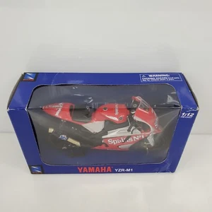 NewRay Yamaha YZR-M1 #7 Spains No 1 1:12 Red Carlos Checa HTF - Picture 1 of 8