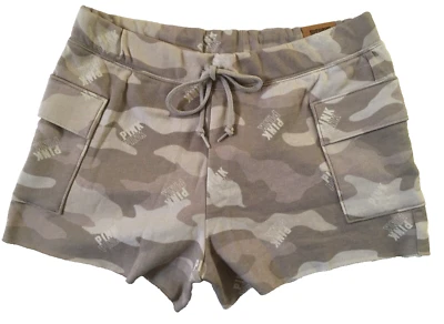 Victoria’s Secret ROSA Camuflaje CARGO Corto Camuflaje con Logo VS Talla L NUEVO CON ETIQUETAS B Foto 1 de 4