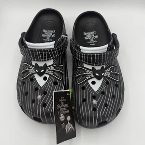 Zoccoli classici Disney's The Nightmare Before Christmas Crocs nuovi in bustina taglia M 12 - Foto 1 di 4