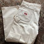 Dickies 1953NT White Relaxed Fit Utility Painter Carpenter Pants (42x30) ~ NWOT