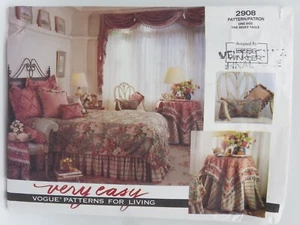 Vogue Patterns Bedroom Sewing Pattern Kit #2908 One Size Vintage 1992 - Picture 1 of 4