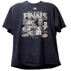 Adidas T-Shirt Men’s Size 2XL 2007 NBA Finals San Antonio Spurs Basketball - Picture 1 of 19