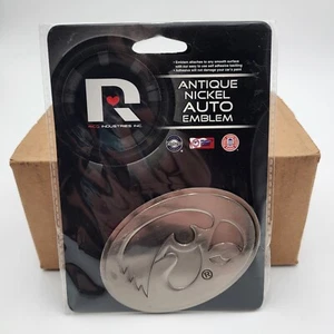 Iowa Hawkeyes Rico Industries Antiguo Níquel Auto Emblema Adhesivo Respaldo - Imagen 1 de 6