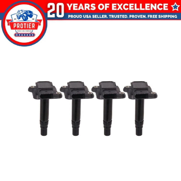 Set of 4 Ignition coil Compatible with Volskwagen VW Jetta Bettle Audi 1.8 4.2 - Image 1 of 1