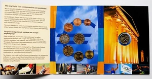 Original KMS Griechenland 2002 mit 2 Euro Gedenkmünze - Bild 1 von 1
