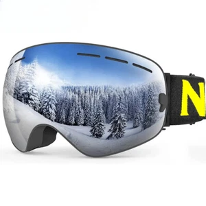 Skibrille doppellagig Antibeschlag UV400 Snowboard Schneebrille Schneemobil - Bild 1 von 30