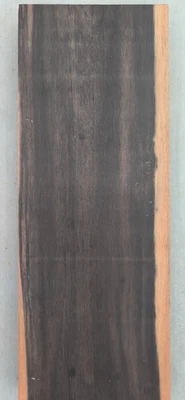 Black and White Ebony Instrument Panel Guitar Back pre-CITES 21.5"x8.25"x1.75" - Image 1 of 4