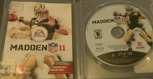 PlayStation 3 PS3 NFL Madden 11~Disc~manual~Generic Case No Artwork#J27 - Picture 1 of 2