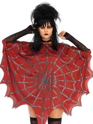 Poncho Red Glitter Web Foto 1 de 4