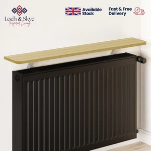 Radiator Shelf MDF Wood 40x15 cm Floating Over Radiator Shelf - Picture 1 of 41
