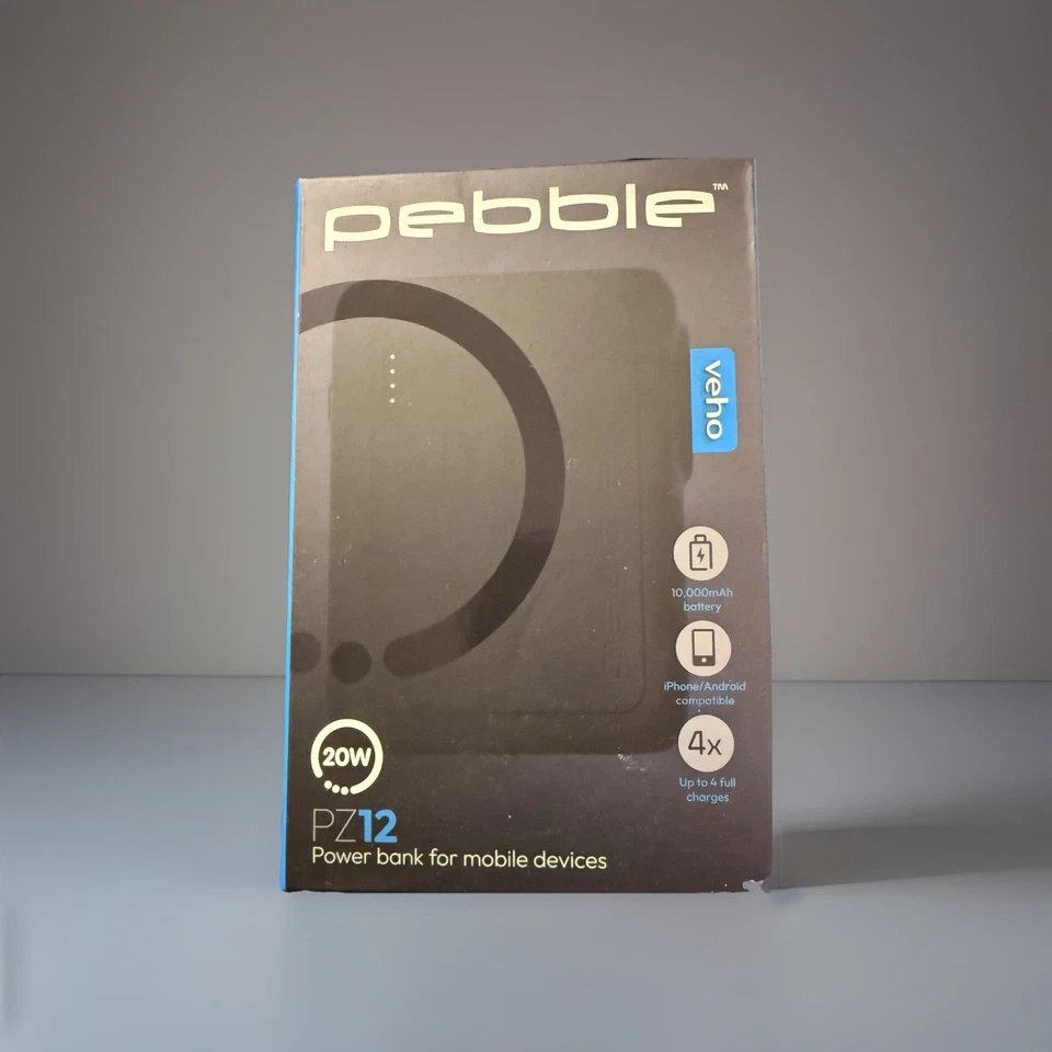Veho Pebble PZ-12 Rugged Portable Power Bank – 10,000mAh - Image 1 of 4