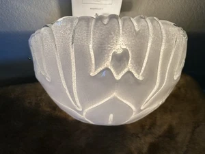 Thomas Lighting Murano Glas Wandleuchte Halbschale elegant Flur Vintage 80er - Bild 1 von 10