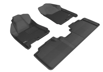 Floor Mats Liners Kagu All Weather Black 1st And 2nd Row for 2010-2016 SRX - Изображение 1 из 4