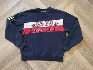 Boston Red Sox Crewneck Sweater Women’s M Vintage 80s Red Jacket Cooperstown - Picture 1 of 8