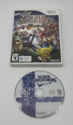 Super Mario Smash Bros Brawl (Nintendo Wii, 2008) No Manual - Tested - Image 1 of 4