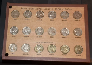 Complete Jefferson Nickel Set 1938-1965 MANY BU COINS - Picture 1 of 8