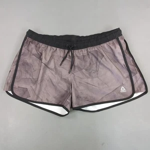 Reebok Speedwick Running Shorts Womens Extra Large Grey Activewear Quick Dry - Picture 1 of 10