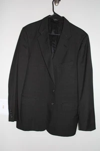 BLACK PLAID POLO UNIVERSITY RALPH LAUREN SPORT COAT  42R suit jacket MADE in USA - Picture 1 of 4