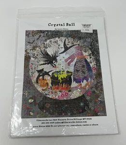 Crystal Ball Collage Quilt Pattern by Laura Heine 35.5" x 42" Witch Halloween - Picture 1 of 24