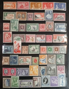 Super nice British Colonies collection on two pages all mint stamps - Picture 1 of 2
