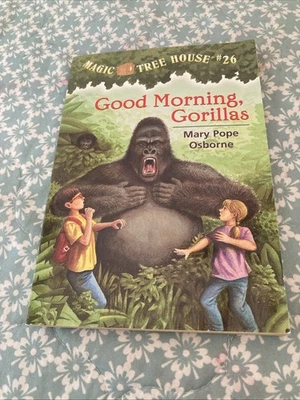 Good Morning Gorillas By Mary Pope Osborne Magic Treehouse #26 Paperback 2003 - Image 1 of 4