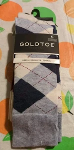 Gold Toe Crew Dress Socks Pack of 3 6-12.5 Asst5 AquaFX Moisture Wicking NEW - Picture 1 of 7