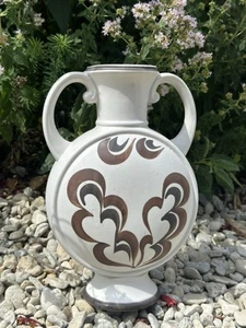 Large Art Deco Style Hand Painted Trophy Vase by H J Wood Burslem England VG - Picture 1 of 2