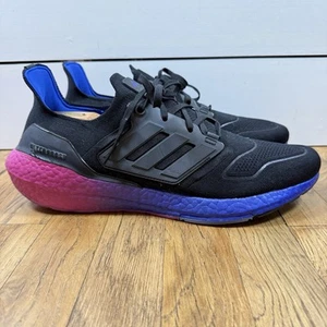 Adidas UltraBoost 22 Running Shoes Black / Blue / Pink Multi Sizes (HQ8593) - Picture 1 of 19