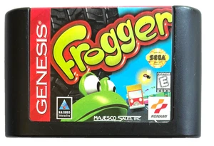 ORIGINAL VINTAGE 1998 SEGA GENESIS "FROGGER" VIDEOSPIEL CARTRIDGE ~ FUNKTIONIERT! - Bild 1 von 3