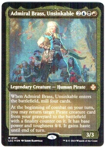 ADMIRAL BRASS, UNSINKABLE 0121 MAGIC: THE GATHERING, LOST CAVERNS OF IXALAN LCC - Picture 1 of 4