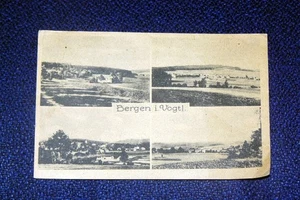 AK BERGEN Vogtland Ansichten 1950 gelaufen DDR - Bild 1 von 2