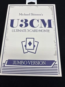 Ultimate 3 Card Monte - Michael Skinner Jumbo Version- new - Picture 1 of 1