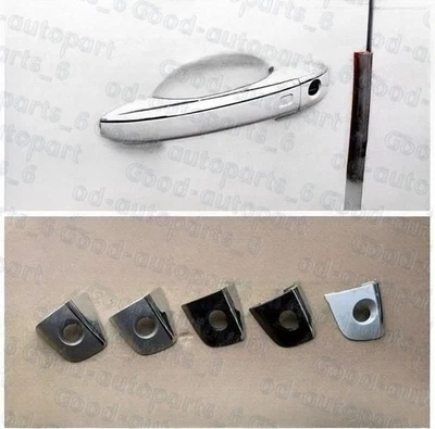 Tapa de tapa de cerradura de manija de puerta delantera izquierda cromada para Audi Q5 2013-2017 8R0837899 Foto 1 de 4