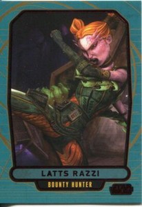 Star Wars Galactic Files 2 Red Parallel Base Card #585 Latts Razzi