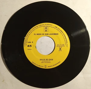 EL MOOG DE DAN LACKSMAN -COCONUT / LA BAMBA- 1973 RARE MEXICAN 7" SINGLE - Picture 1 of 3