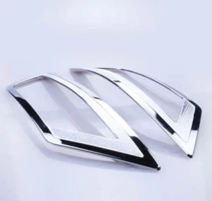 ABS Chrome Rear Bumper fog light lamp Cover Trim Fits Ford EcoSport 2013-2019 - Picture 1 of 7