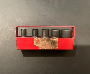 Set of 5 Matco Metric Reverse Torx Socket Set 3/8" Drive with Tray B6XR- B14 - Bild 1 von 6