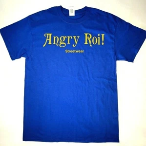Angry Roi New shirt Blue Punk Ska Oi! Alternative Hardcore M L XL - Picture 1 of 3