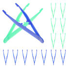  15 Pcs Disposable Tweezers Plastic Child Craft for School Forceps Tools Bead