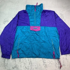 Columbia Jacket Womens L Color Block Full Zip Lightweight Radial Sleeve Raincoat - Picture 1 of 6