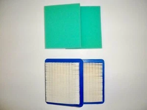 2 Air Filters & Pre for Briggs 491588, 491588S John Deere AM116236, LG491588 + - Picture 1 of 2