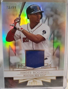 XANDER BOGAERTS 2014 Topps Tribute RELIC Game-Used Jersey Card #/99 FYR-XB Patch - Picture 1 of 2