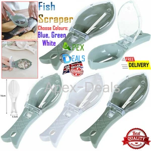 Fischhaut Pinsel Schuppen Reibe Angeln Entferner Schäler Schaber Werkzeug 1/20 Stck. - Bild 1 von 37